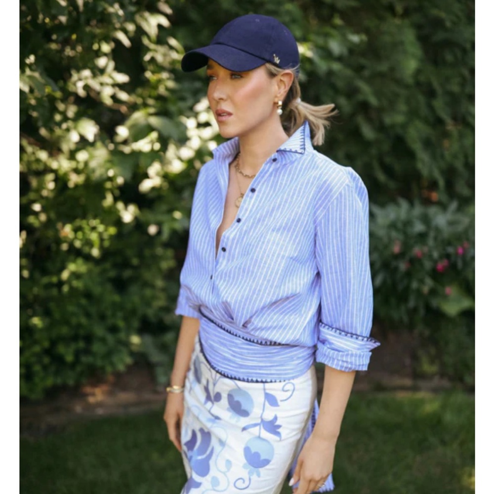 CHORD by Mary Orton baseball cap twill navy